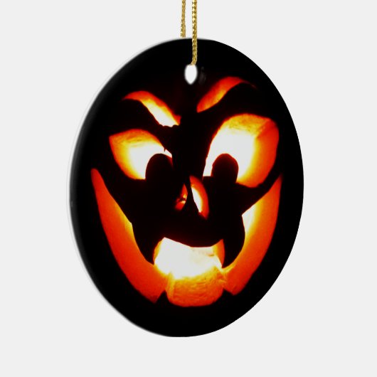 Vampire Jack-O-Lantern Keramik Ornament (Rechts)