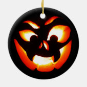 Vampire Jack-O-Lantern Keramik Ornament (Hinten)