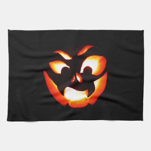 Vampire Jack-O-Lantern Küchentuch (Horizontal)