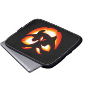 Vampire Jack-O-Lantern Laptopschutzhülle (Vorne Knopf)
