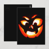 Vampire Jack-O-Lantern Postkarte (Vorne/Hinten)