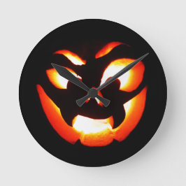 Vampire Jack-O-Lantern Runde Wanduhr