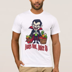Vampire Juice Cleanse - Funny Halloween Healthy Li T-Shirt