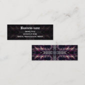 Vampire kaleidoscope Gotisches Mittelalter Mini Visitenkarte (Vorne/Hinten)