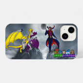Vampire Kämpfen zwei geheuerte Drachen der beste K iPhone Hülle (Rückseite (Horizontal))