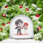 Vampire Kid Artist von Natasha Us Schneekugeln (Weihnachten)