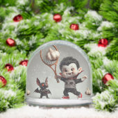 Vampire Kid Tennis Player von Natasha Us Schneekugeln (Weihnachten)