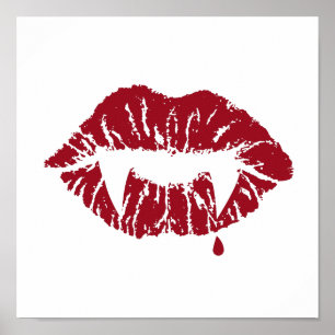 Vampire Kiss Print Poster