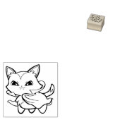Vampire Kitty Cat Rubber Briefmarke Gummistempel (Stempel)