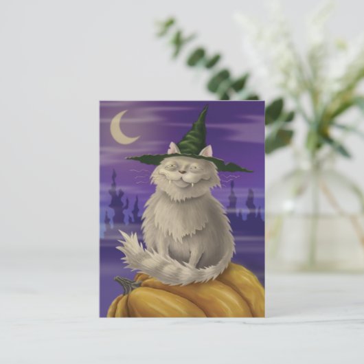 Vampire Kitty Postkarte (Stehend Vorderseite)