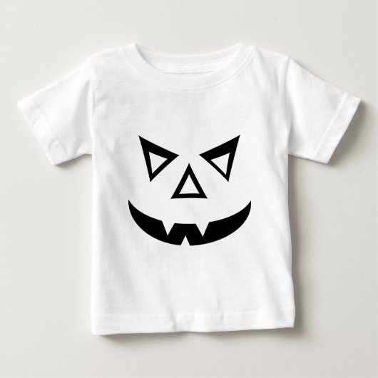 Vampire-Kürbislaterne-Gesicht Baby T-shirt (Vorderseite)