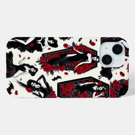 Vampire Ladys Case-Mate iPhone Hülle (Rückseite (Horizontal))