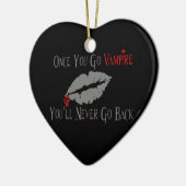 Vampire-Liebe Keramik Ornament (Links)