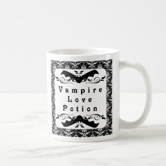 Vampire-Liebe-Trank-Halloween-Tasse Tasse (Rechts)
