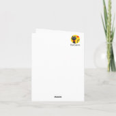 Vampire Lip Halloween Grußkarte Karte (Rückseite)