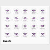 Vampire Lips Goth Birthday Sticker (Blatt)