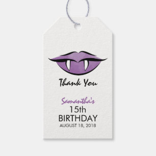 Vampire Lips Goth Birthday Vielen Dank für Ihr Ges Geschenkanhänger