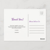 Vampire Lips Goth Halloween Geburtstagskarte Postkarte (Rückseite)