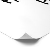 Vampire Lips Goth Halloween-Party Begrüßungszeiche Poster (Ecke)