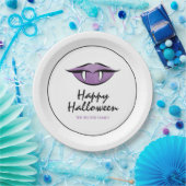 Vampire Lips Goth Happy Halloween Teller (Party)