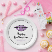 Vampire Lips Goth Happy Halloween Teller (Party)