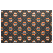 vampire lips monster fanged creature orange stoff (Fat Quarter (45,7 x 55,9 cm))