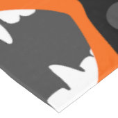 vampire lips monster fanged creature orange tischdecke (Schrägansicht)