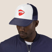 Vampire Lips Thirsty for Neck Truckerkappe (Beispiel)