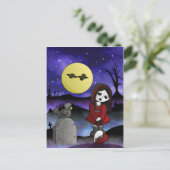 Vampire Lost Liebe Leere anpassbarer Kopfstein Postkarte (Stehend Vorderseite)