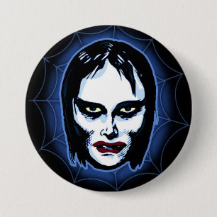 Vampire-Mädchen (Horror) Button