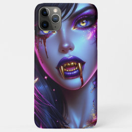 Vampire mit Gold Fangs Ai Art Case-Mate iPhone Hülle