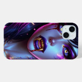 Vampire mit Gold Fangs Ai Art Case-Mate iPhone Hülle (Rückseite (Horizontal))
