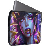 Vampire mit Gold Fangs Ai Art Laptopschutzhülle (Vorne Rechts)