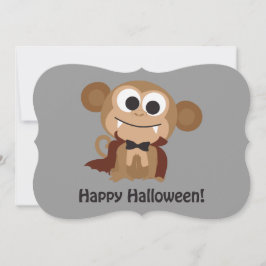 Vampire Monkey Halloween-Party Einladung