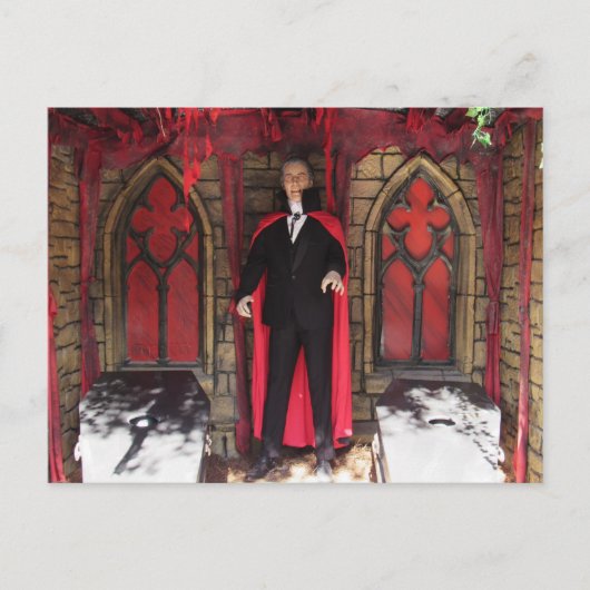 Vampire Monster / Halloween Postkarte (Vorderseite)