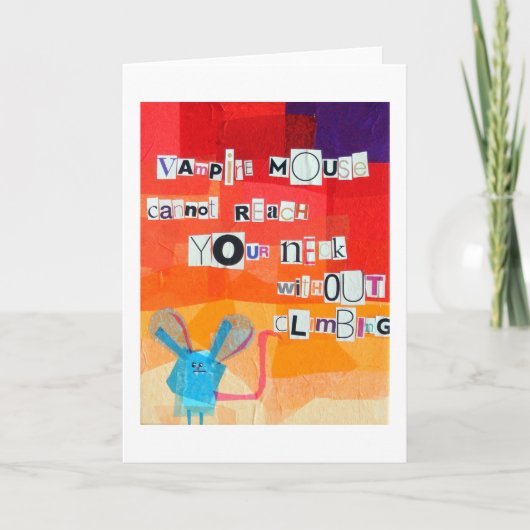 Vampire Mouse Karte (Vorderseite)