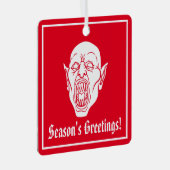 Vampire Ornament Aus Metall (Vorderseite Rechts)