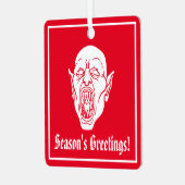 Vampire Ornament Aus Metall (Vorderseite links)