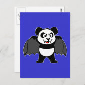 Vampire Panda Postkarte (Vorne/Hinten)