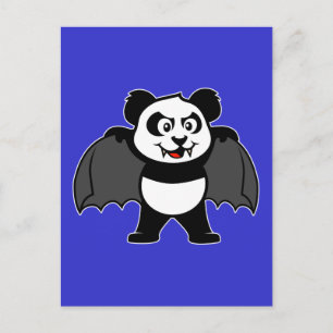 Vampire Panda Postkarte