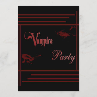 Vampire-Party Einladung