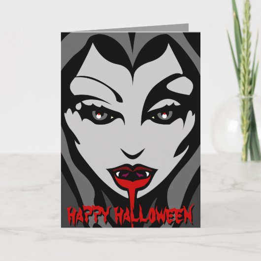 Vampire Party Einladungen Custom Halloween Cards (Vorderseite)