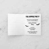 Vampire Party Halloween Einladung (Innenseite)
