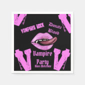 VAMPIRE-PARTY SERVIETTE (Vorderseite)