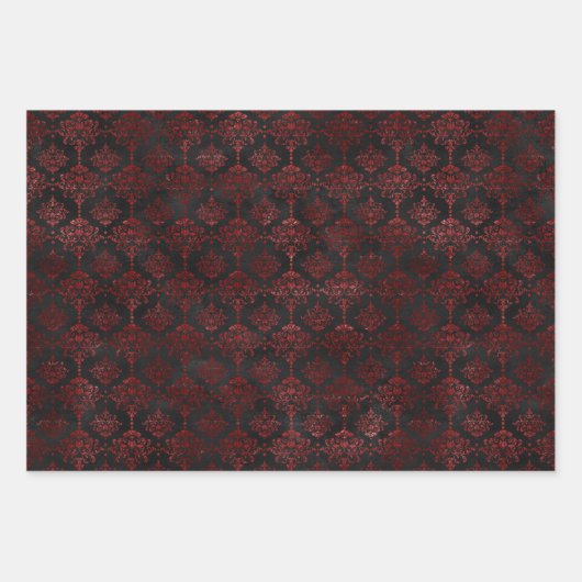 Vampire Pattern Geschenkpapier Set (Vorderseite 3)