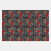 Vampire Pattern Geschenkpapier Set (Vorderseite 3)