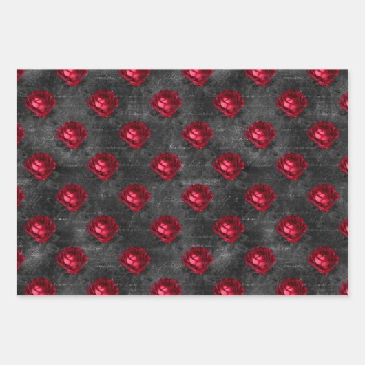 Vampire Pattern Geschenkpapier Set (Vorderseite 2)