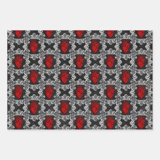 Vampire Pattern Geschenkpapier Set (Vorderseite)