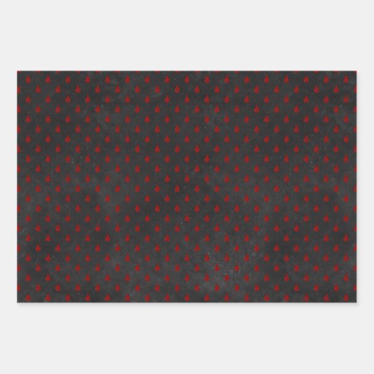 Vampire Pattern Geschenkpapier Set (Vorderseite 3)