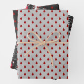 Vampire Pattern Geschenkpapier Set (Beispiel)